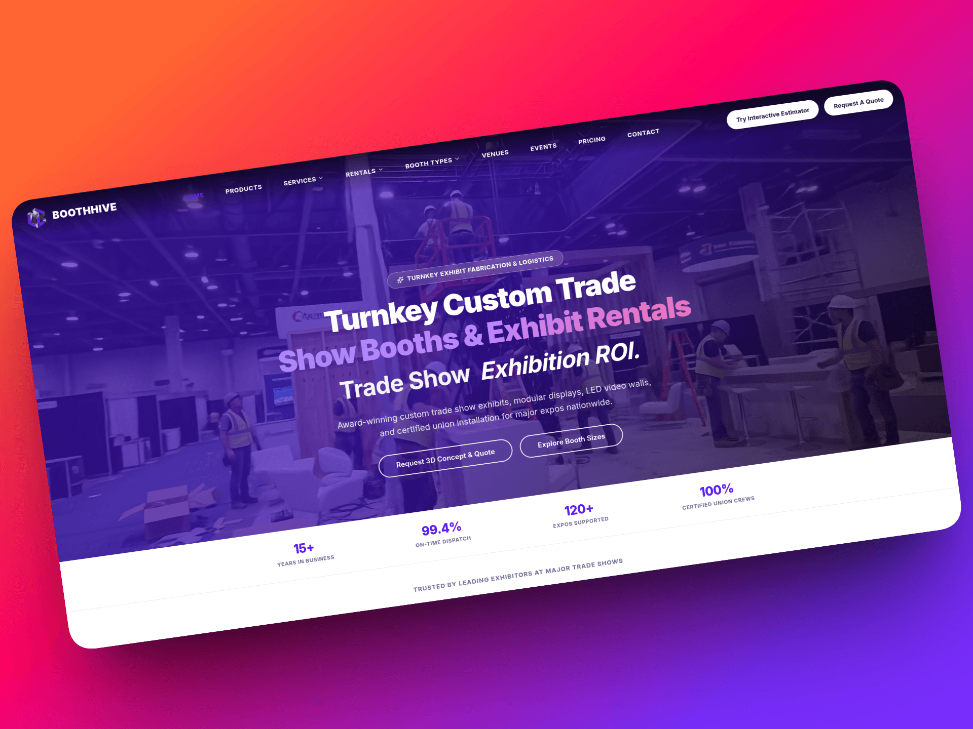 BoothHive 360 Video & Photo Booth Rental Portal