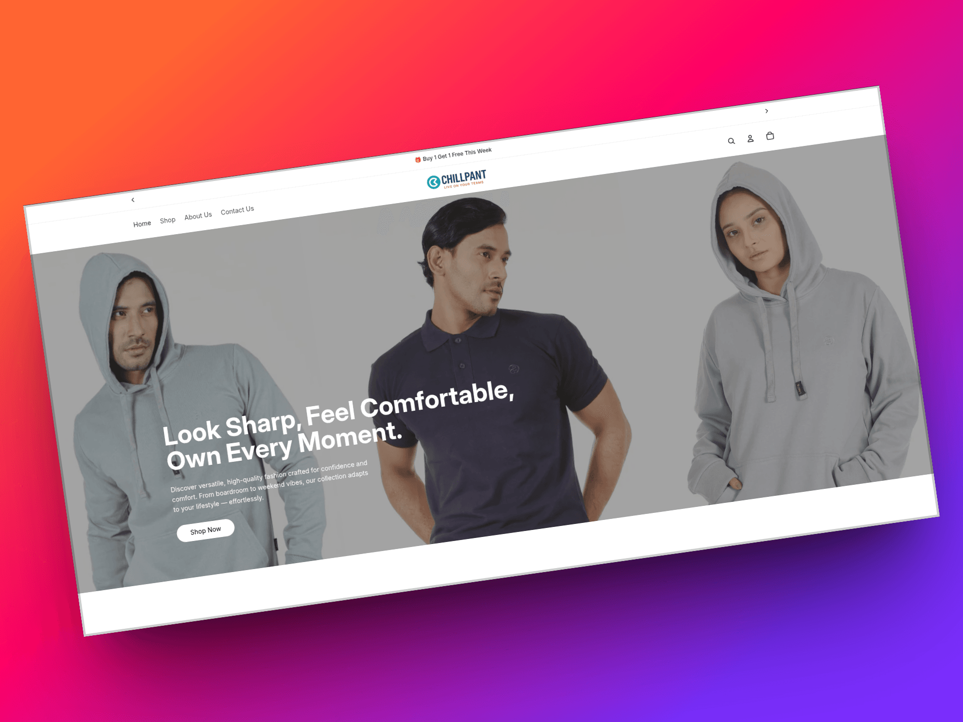Chillpant Streetwear & Apparel Shopify Store