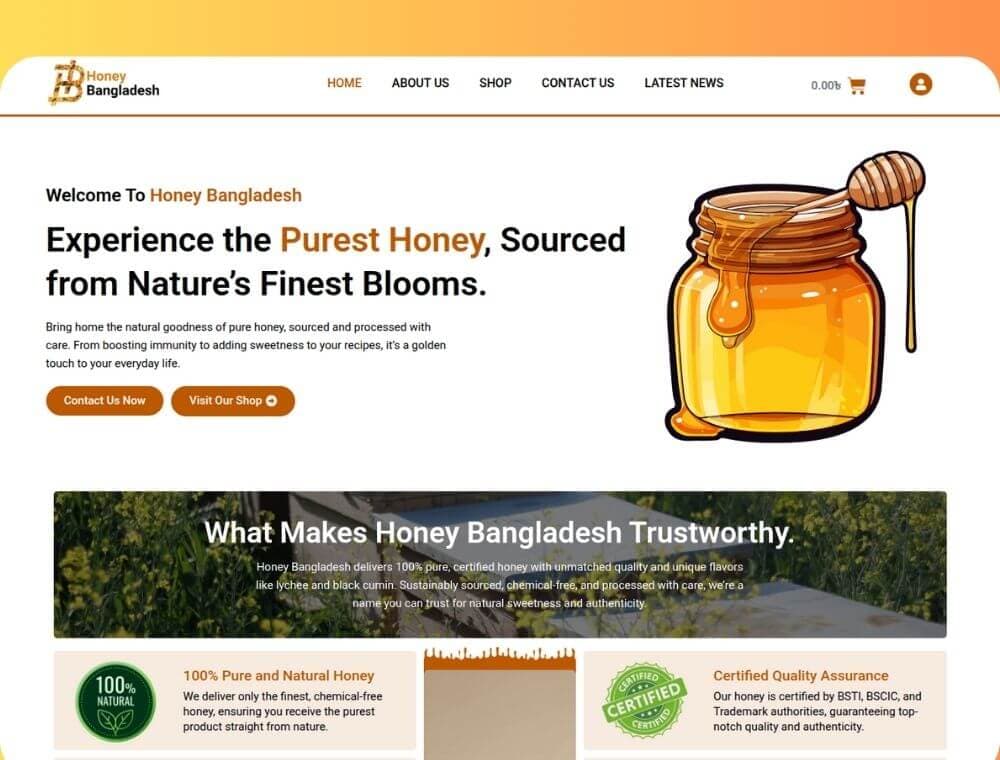 Honey Bangladesh Direct-to-Consumer Store