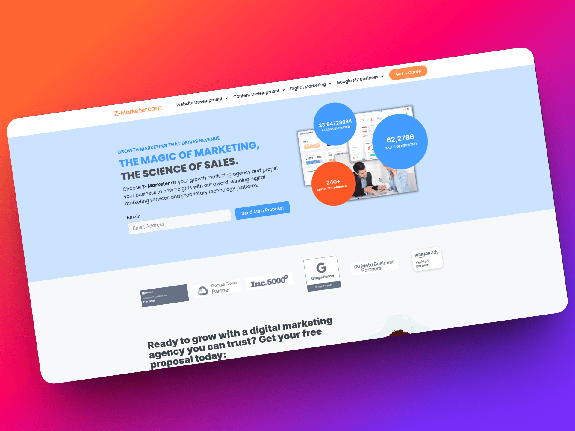 Z-Marketer Performance Growth Agency Flagship